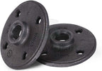 SUPPLY GIANT CNGM0336 Black Malleable Floor Flange with Four Screw Holes, 1.25", 1-1/4