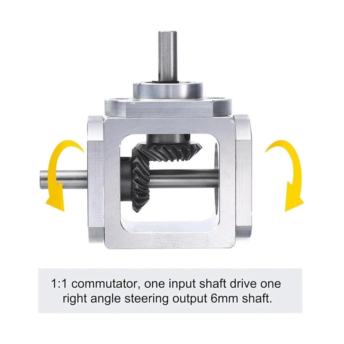 Right Angle Gear Box Single Output Shaft
