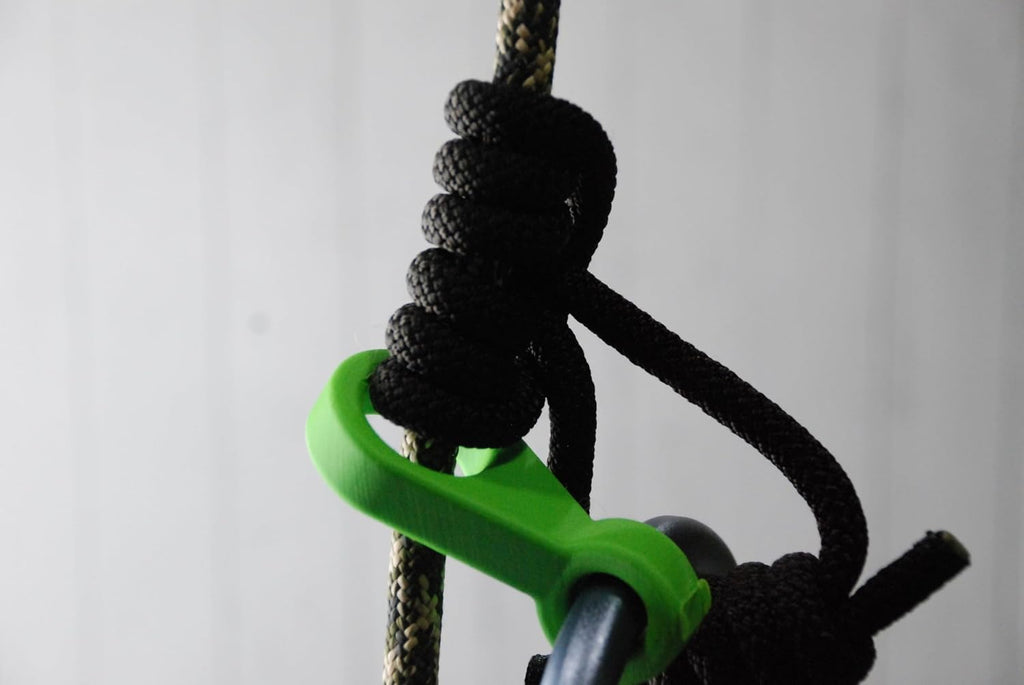 HitchGlide: One-Hand Prusik Tender for Saddle Hunting, Arborists & Rope Climbing (Green)