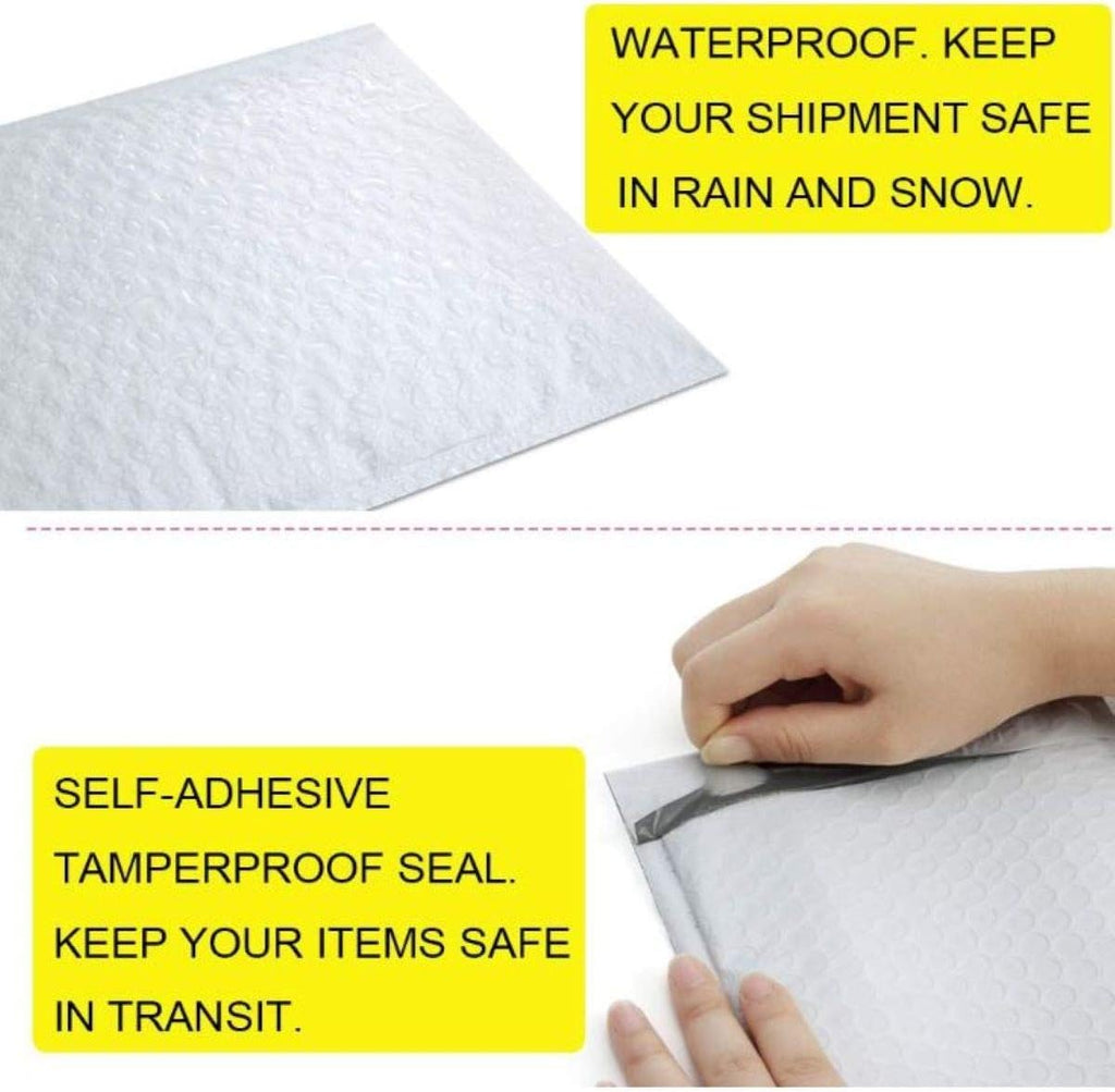 #4 9.5x14.5 Poly Bubble Mailers | Padded Shipping Envelope Mailers (Pack of 100)