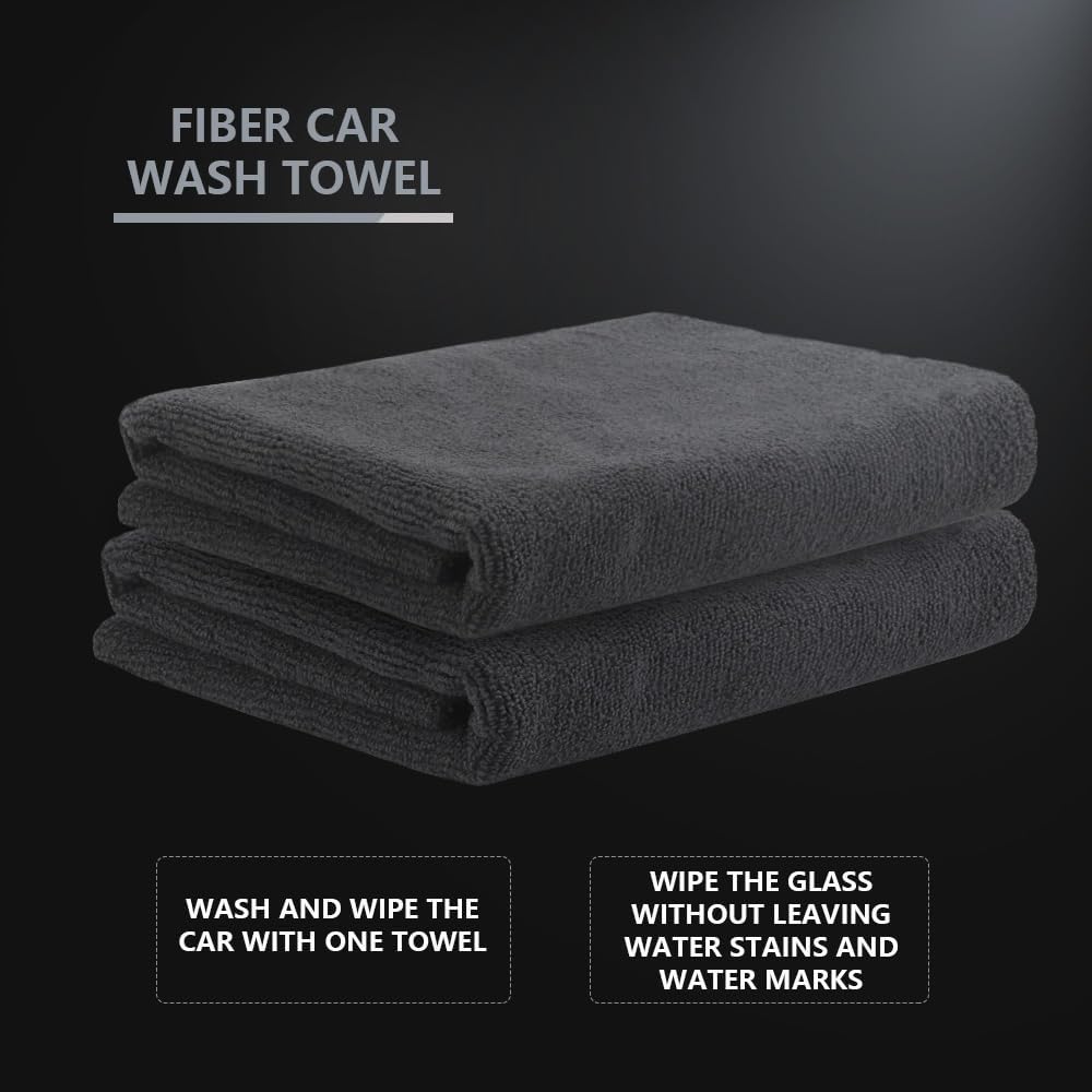 Microfiber Cleaning Towel, Microfiber Cleaning Cloth for Car Washing, 12 Pack Streak-Free, Ultra Absorbent, Washable