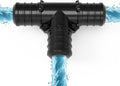 (Pack of 5) Topaipe 1 x 1 x 1 Inch PEX Poly Crimp Equal Tee