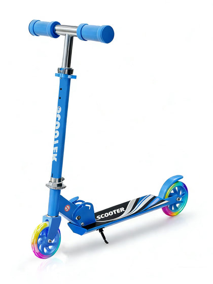 Scooter for Kids Ages 3+, Kids Kick Scooter with Led Light Up, Girly Pink Scooter with 3 Levels Adjustable
