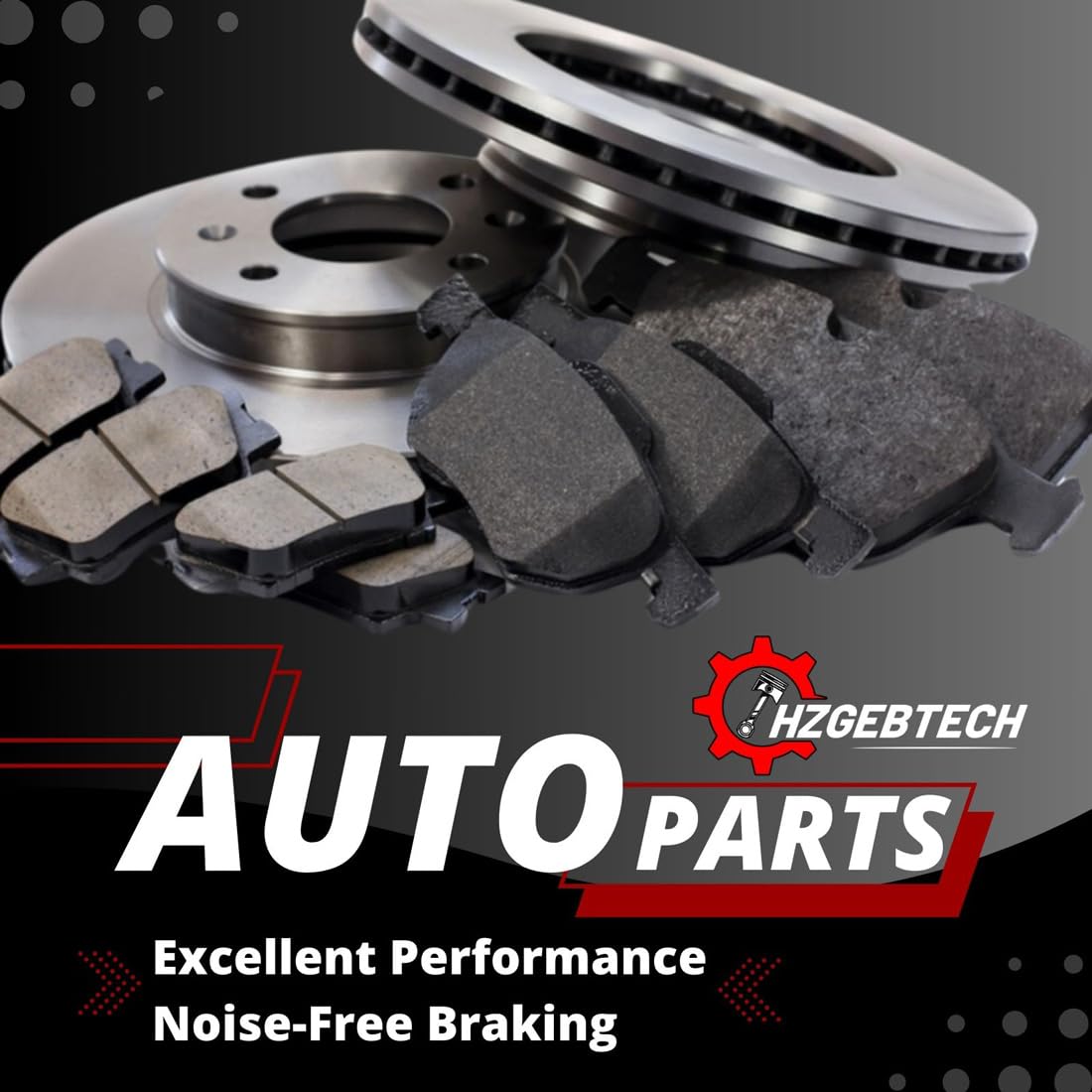 Front Brake Pad Replacement fits Isuzu NPR 2005-2009 5.2L l4 Optional