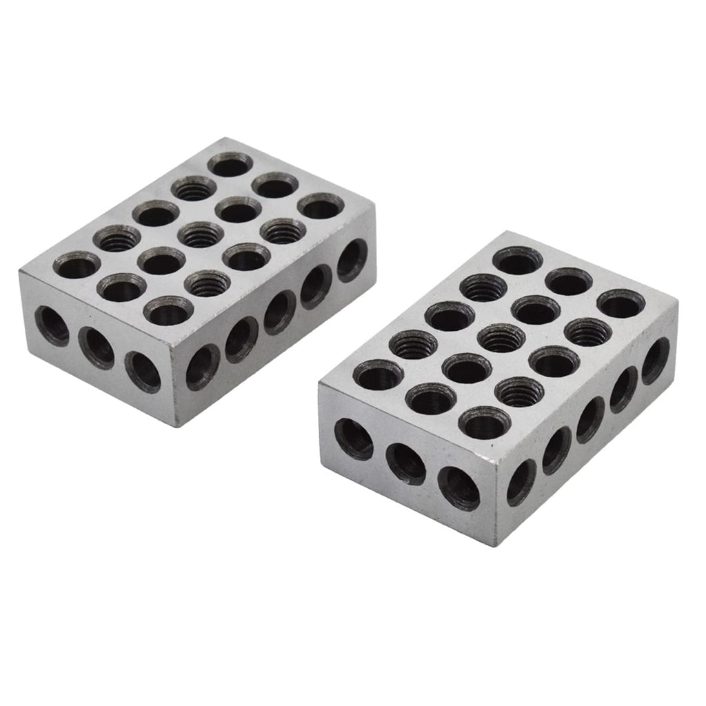 marddpair Parallel Block Set 1 x 2 x 3 Blocks, 23 Holes, 0.0003 Accuracy