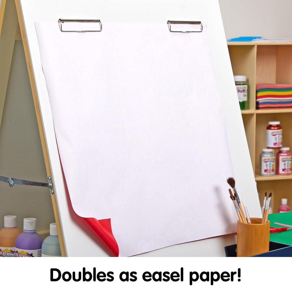 Prima-Color Fade-Resistant Paper Rolls, Black, Arts and Crafts, 48" x 60', Drawing, Finger Painting, Paint