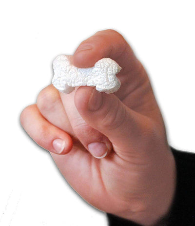 ! Brand FunPak MiniPack Plant Based Biodegradable Packing Peanuts, 0.60 cu ft Bag, Compostable (Dog Bones)