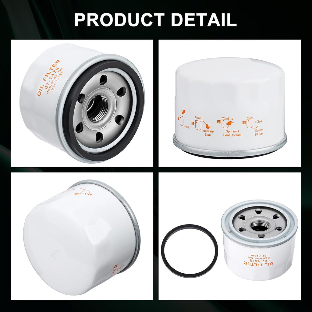 951-12690 751-12690 Oil Filter for MTD 4P90HU 4P90HUA 4P90HUB 4P90JHA 4P90JT 4P90JU MTD XT1 XT2 Craftsman LT1500 T1000 R1000 TB30R Mower