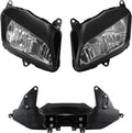 Green-L Motorcycle Headlight & Upper Stay Bracket Fit for Honda CBR600RR 2007-2012 CBR 600RR Headlamp Fairing Support
