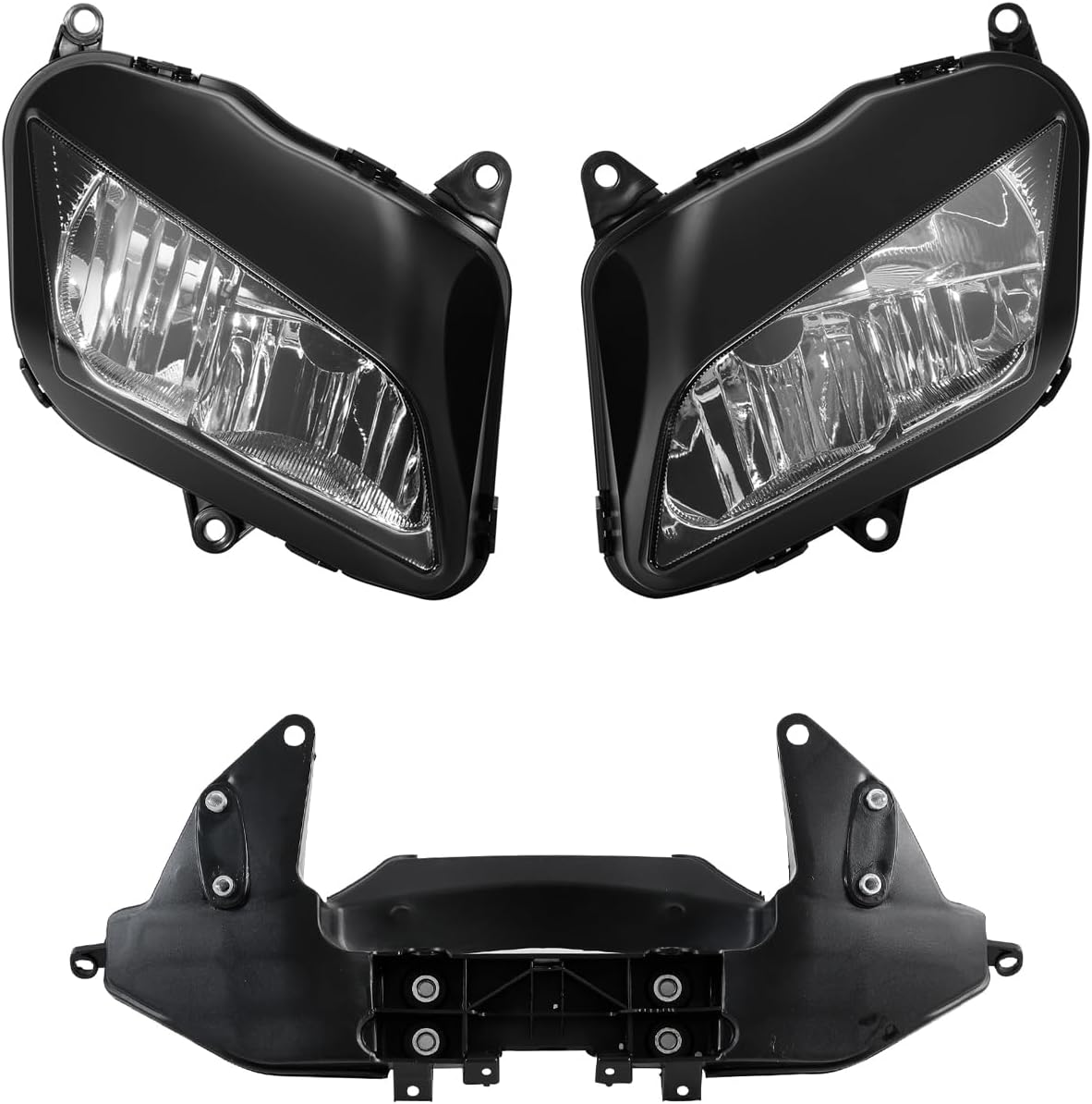 Green-L Motorcycle Headlight & Upper Stay Bracket Fit for Honda CBR600RR 2007-2012 CBR 600RR Headlamp Fairing Support