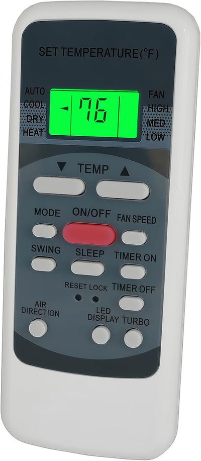Replacement Remote Control Compatible for TGM A/C Air Conditioner Remote Controller Model RG51M5/EU (Display in Fahrenheit)