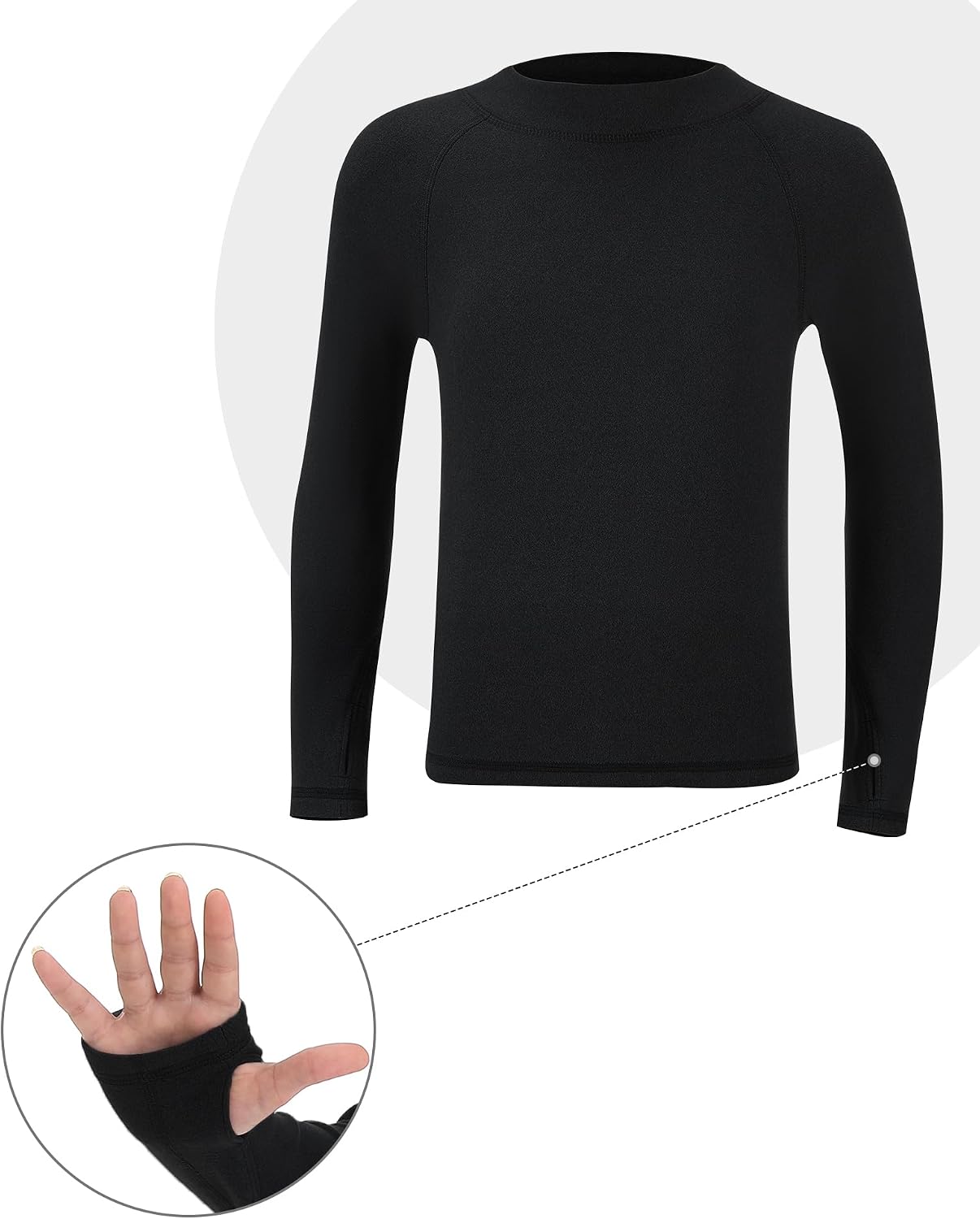 Boys Thermal Underwear Set Youth Kids Long Johns Boy Base Layer Soft Thermal Pants Fleece Lined Long Sleeve Shirt