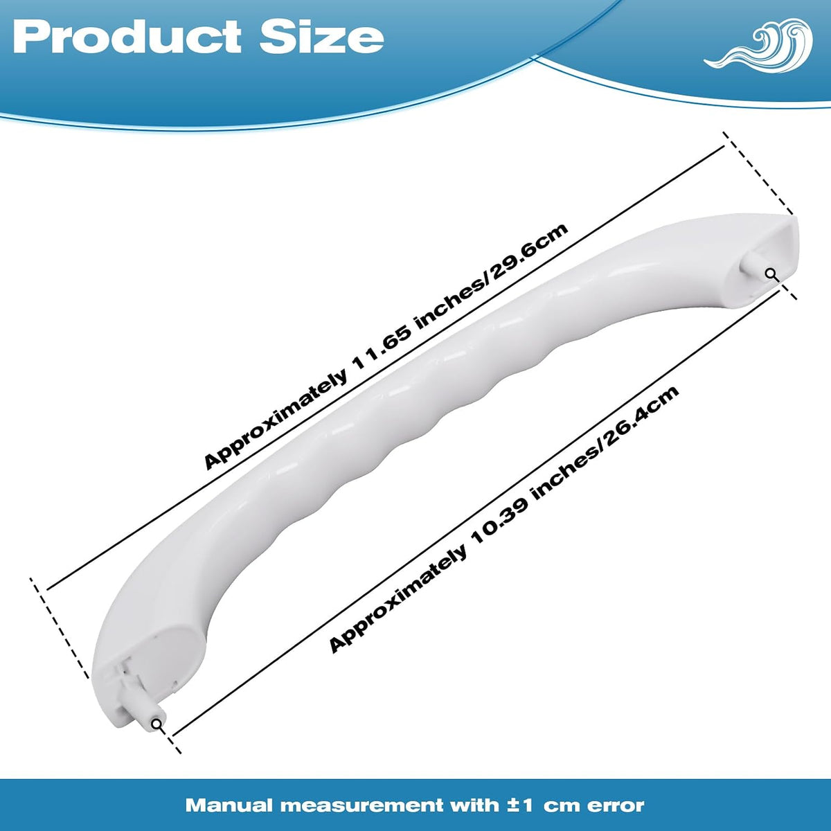 WB15X335 Microwave Door Handle Compatible with Select GE Spacemaker XL