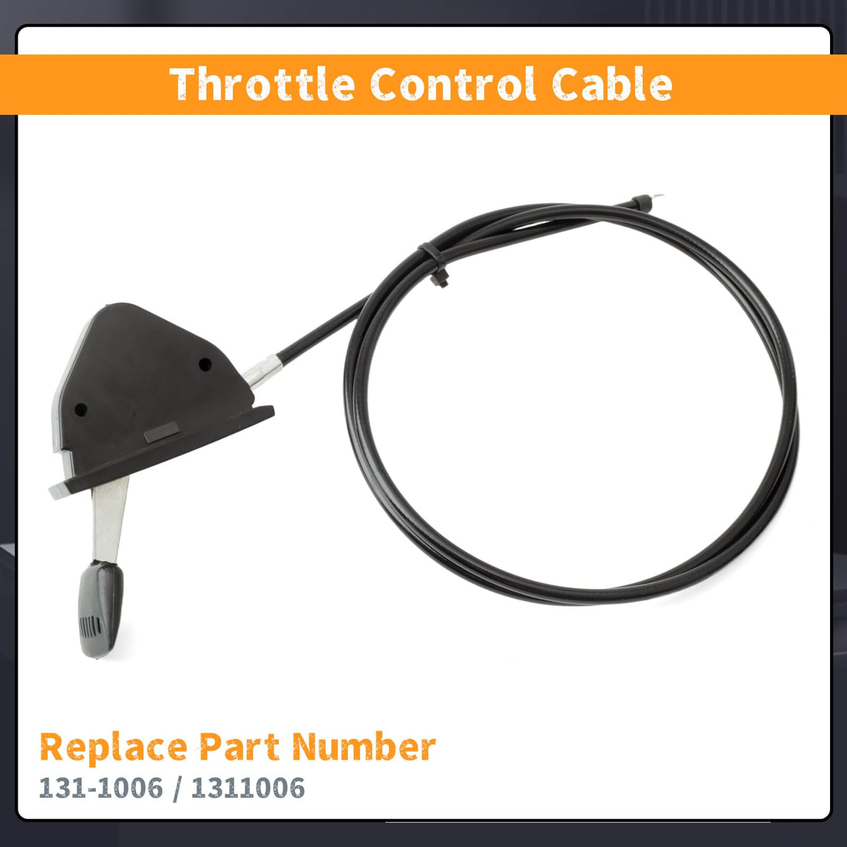 Erchon 131-1006 Throttle Control Lever Cable Compatible with Toro