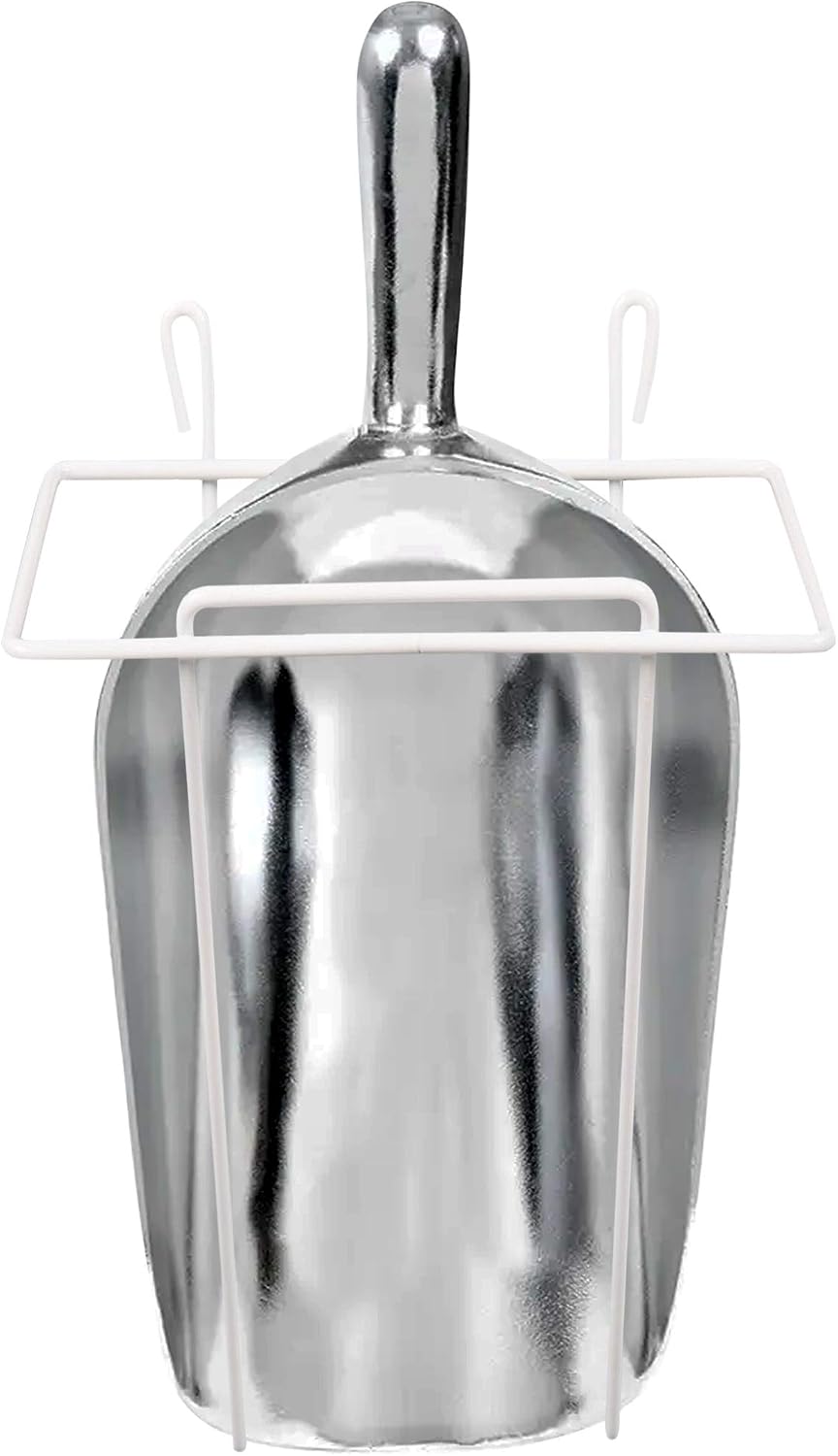 58 oz Aluminum Ice Scoop with Holder