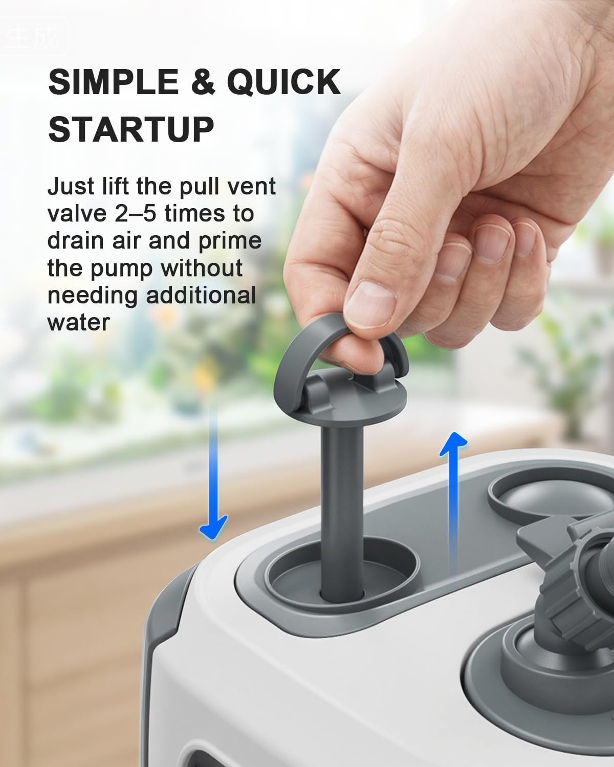Self-Priming Quiet Canister Filters for Aquarium, 20W (1400L/H)