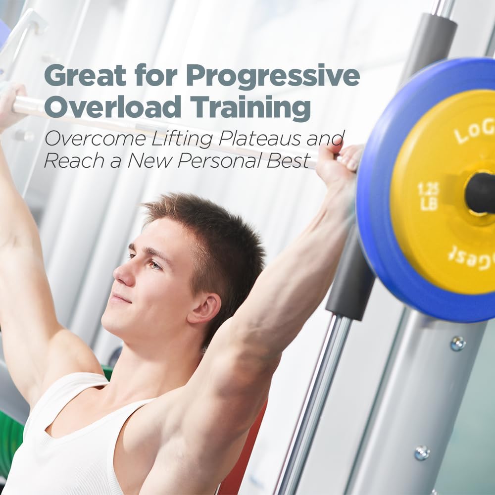 Change Weight Plates 0.50LB 1.25LB 2.5LB 5LB Set Weight Plates for Olympic Bars Perfect for Strength Training Weight