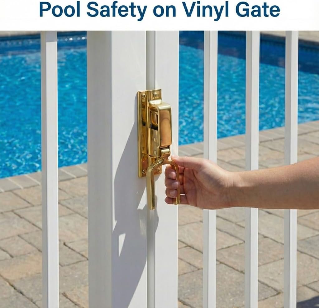 Instant Locking Farm Gate Latch – Heavy Duty Self-Closing Lever