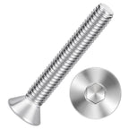 Kozelo 10Pcs #10-32x1-1/4 Flat Head Socket Cap Screw Countersunk Bolt