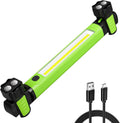 Work Light, 2500LM Bright LED Work Lights, 5200mAh Rechargeable Magnetic Underhood Work Light with Hooks, Cordless