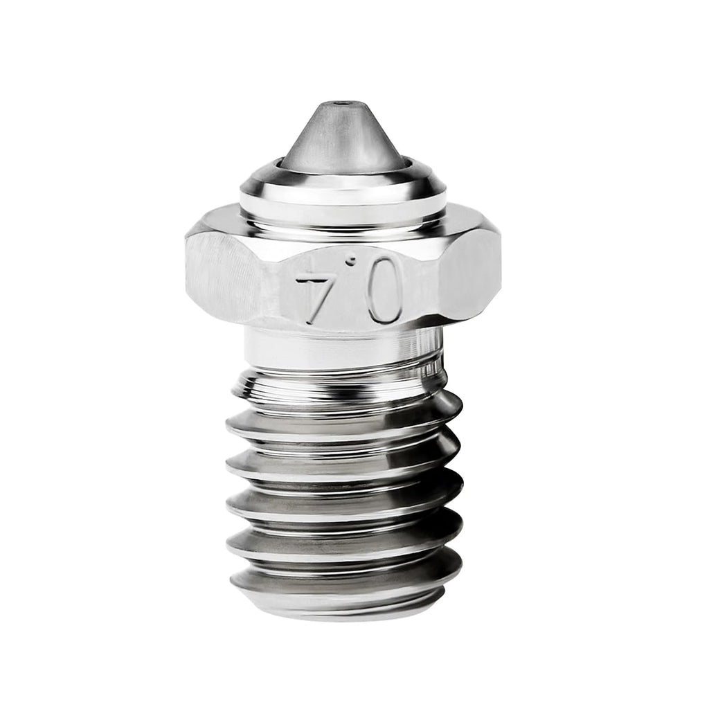 1PC Upgrade V6 Bimetal Nozzle 0.4mm Hardened Steel Plated Copper Compatible with 1.75mm Voron 2.4 V6 Hotend Prusa I3