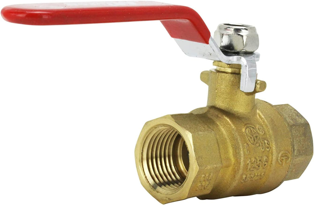 Milton (1094-8) 1/2" FNPT Full Port Heavy-Duty Brass Ball Valve