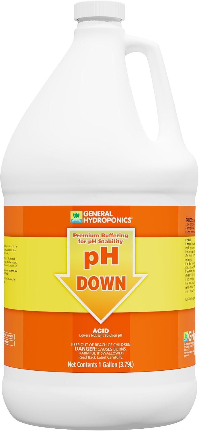 pH Down Liquid Premium Buffering For pH Stability, 1-Gallon