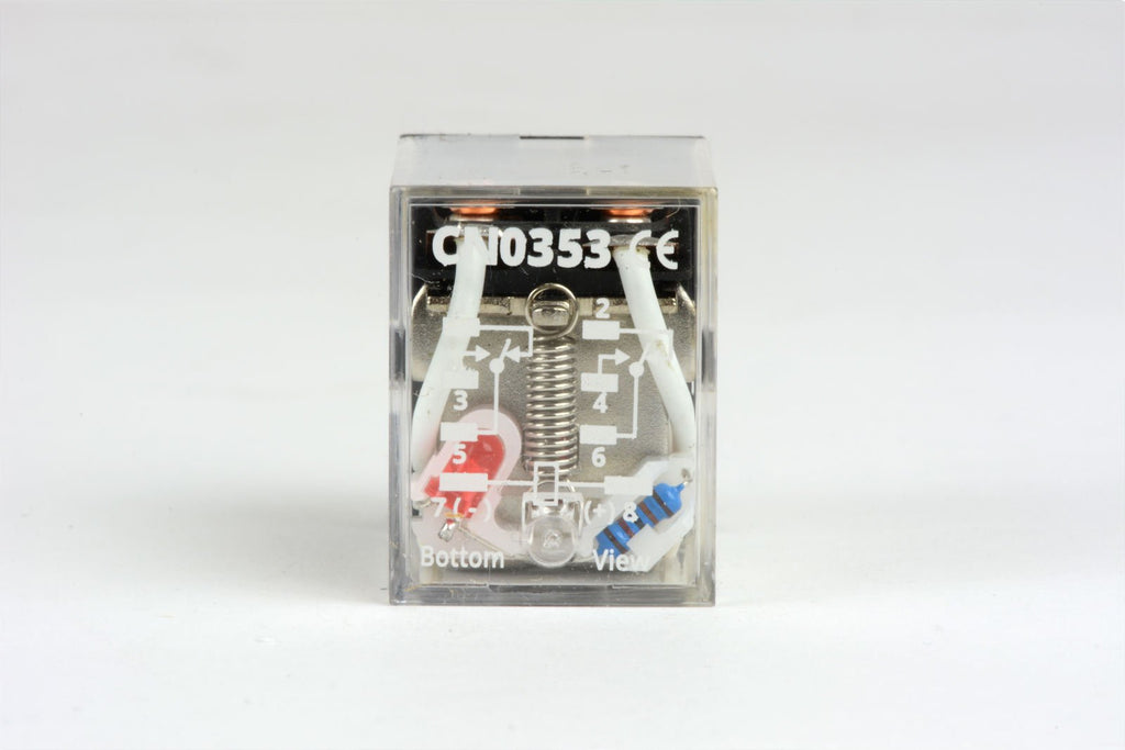 100x TEMCo Industrial Ice Cube Plug-in Relay General Purpose 240 VAC 10A Contact 8 Pin (LY2 Format)
