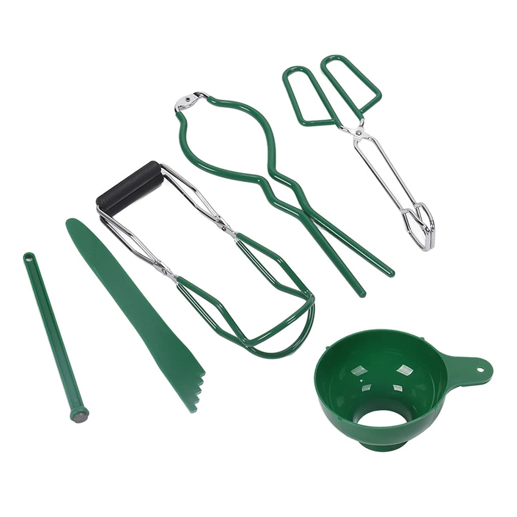 Canning Starter Kit, Canning Magnetic Lid Lifter 6 Pcs Canning Kit, Canning Jar Lifter Set, Stainless Steel Canning