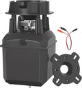 6V Deer Feeder Motor Kit with Accurate Digital Timer, Up to 10 Daily Feedings, DIY & Adapter Mounting for Drums
