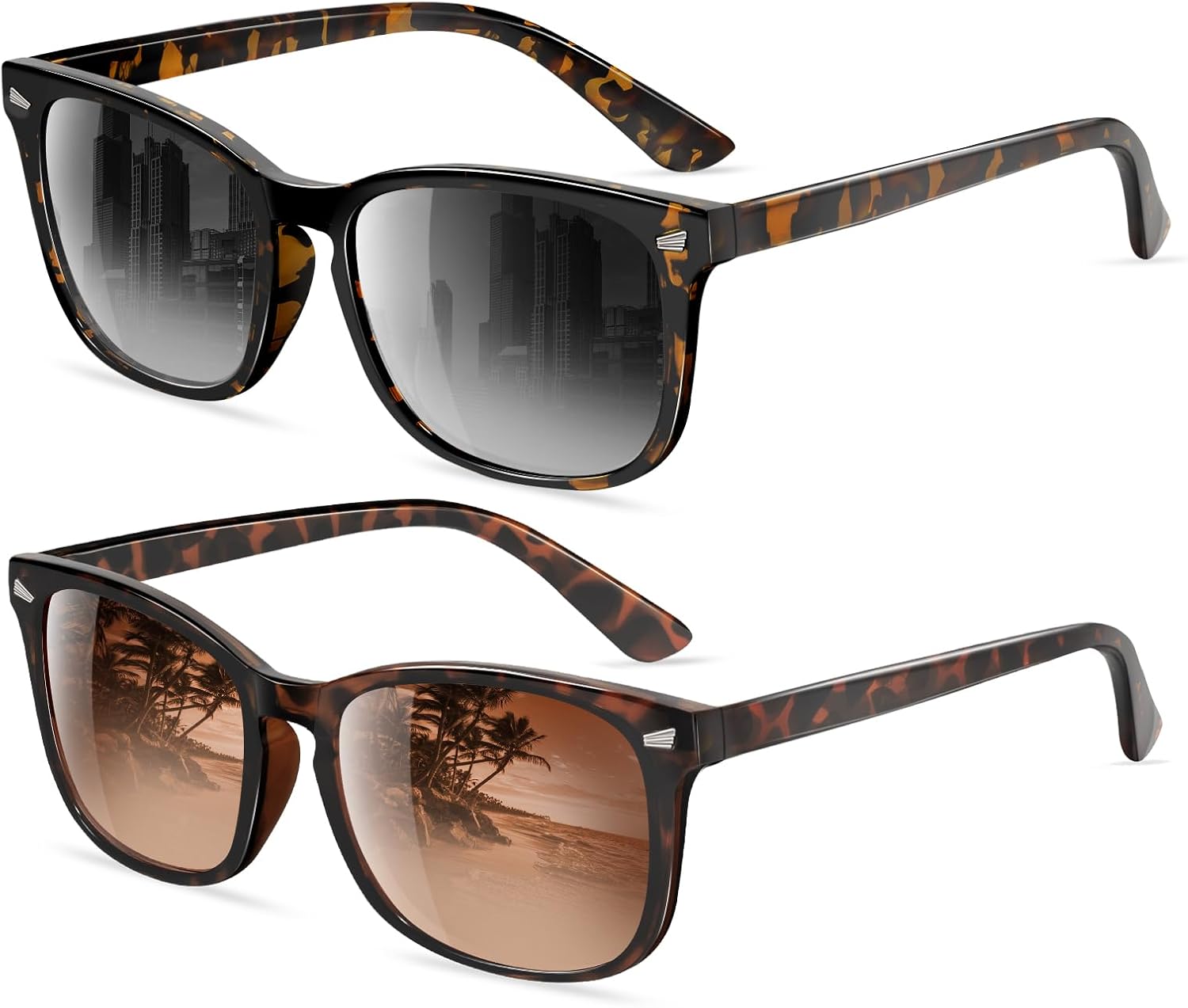 Polarized Sunglasses for Women and Men Classic Trendy Sun Glasses with UV Protection