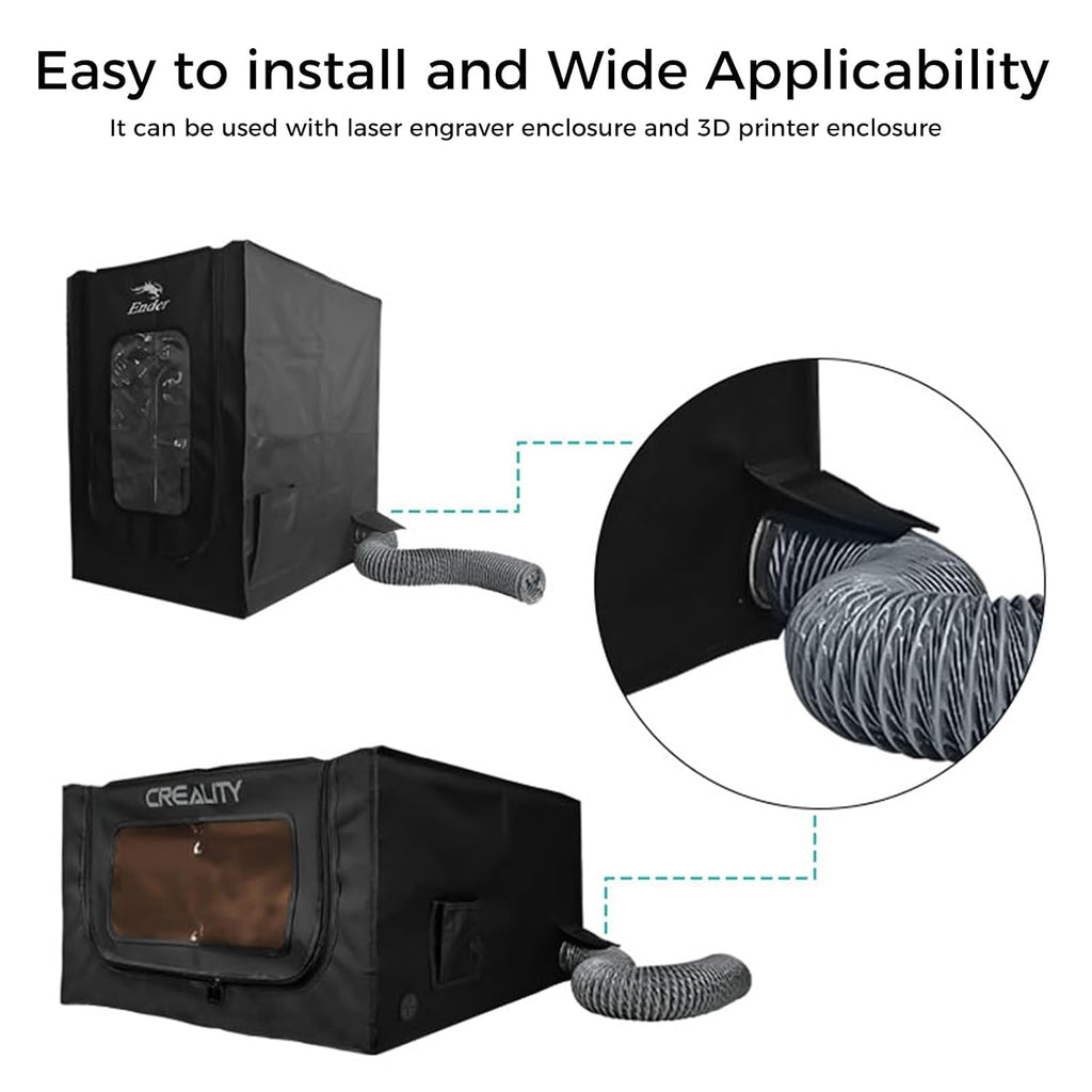 Official Fume Extraction Kit, 4000 RPM High-Efficiency Ventilation Fan, Original Accessories, Exhaust Smoke and Dust