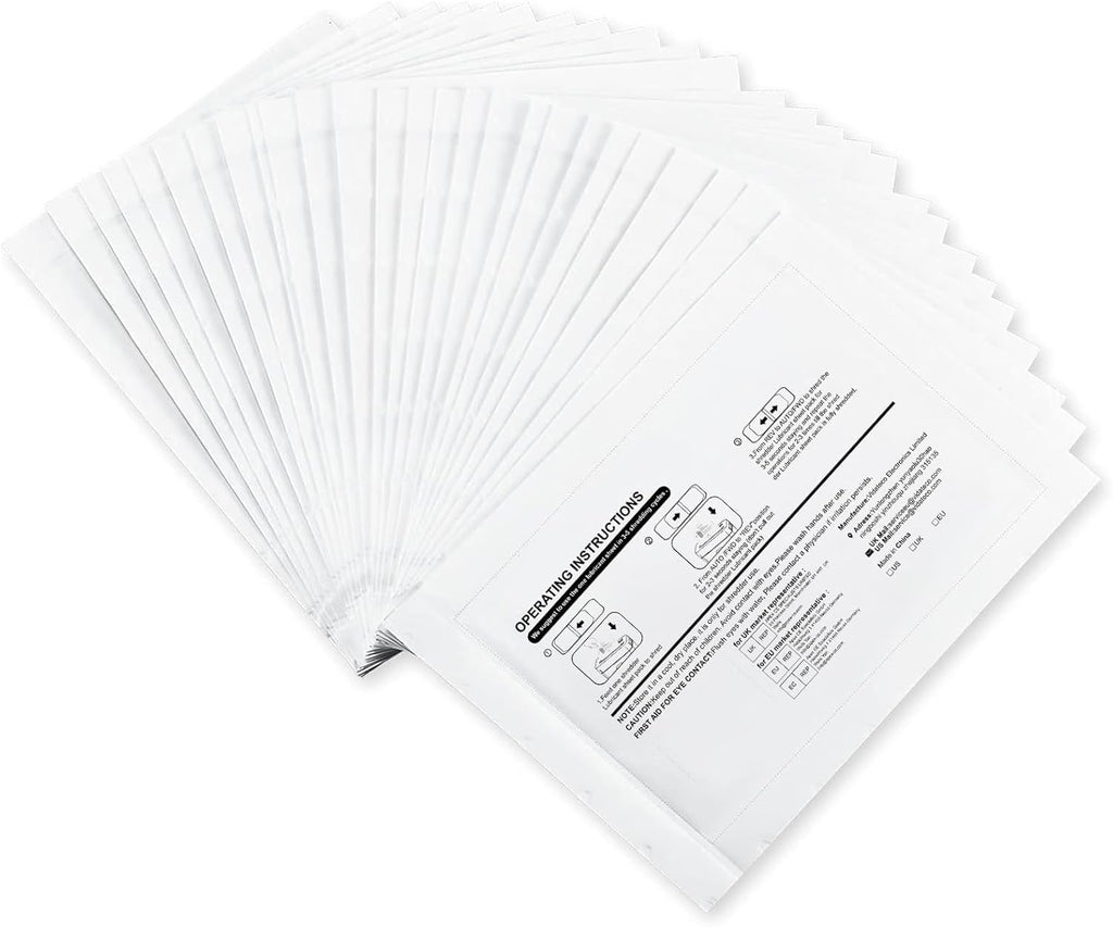 VidaTeco Paper Shredder Lubricant Sheets, 24-Pack, Shredder Oil Sheets