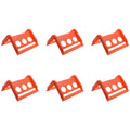10 PCS Edge Corner Tie Down Protector Plastic Cargo Strap Edge Protector for Cargo Loading Protection (Orange)