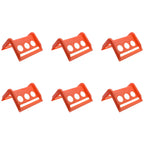 10 PCS Edge Corner Tie Down Protector Plastic Cargo Strap Edge Protector for Cargo Loading Protection (Orange)