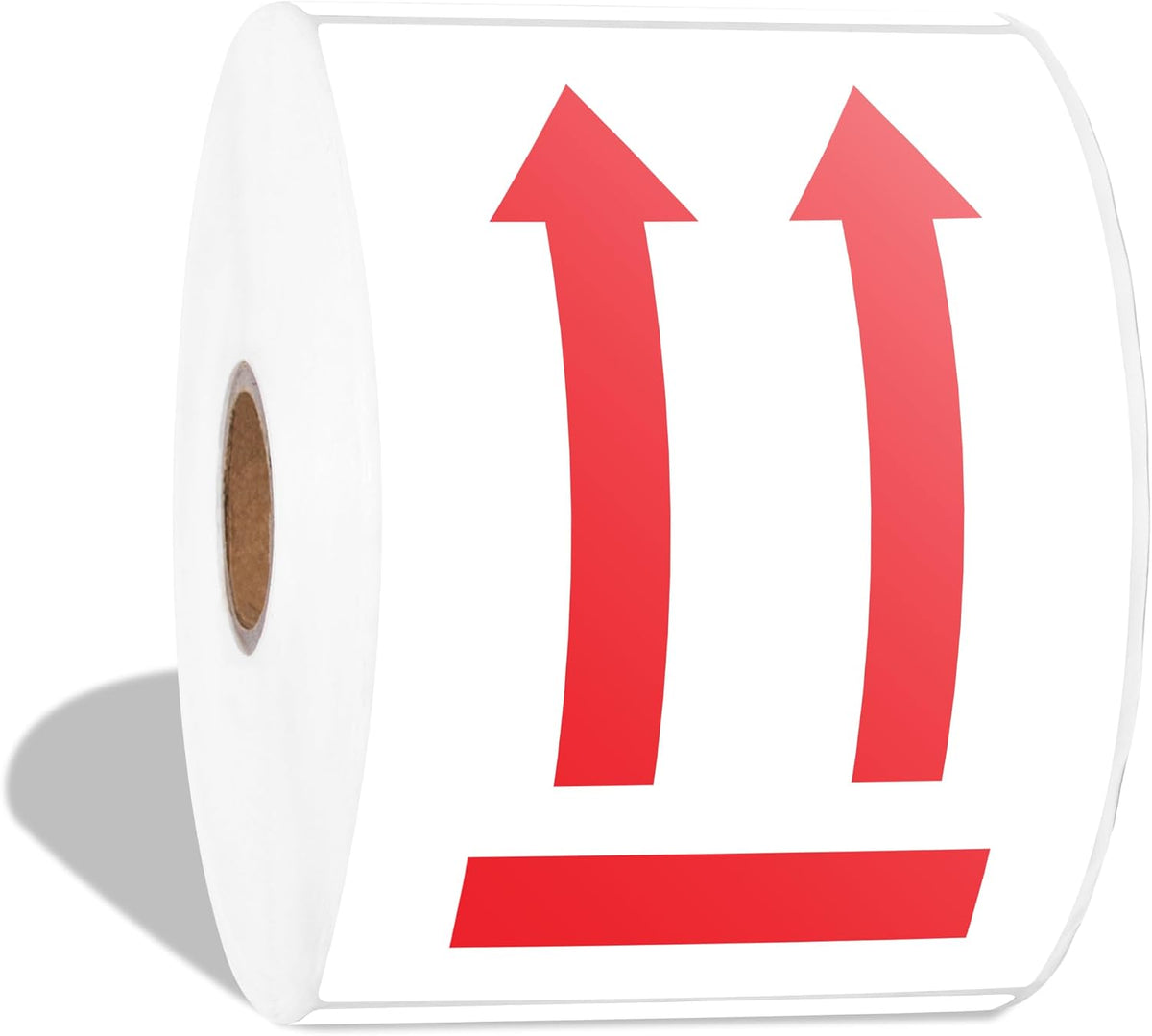 3" X 5" Red Arrow This Side Up Shipping Stickers (500 Stickers, 1 Roll)