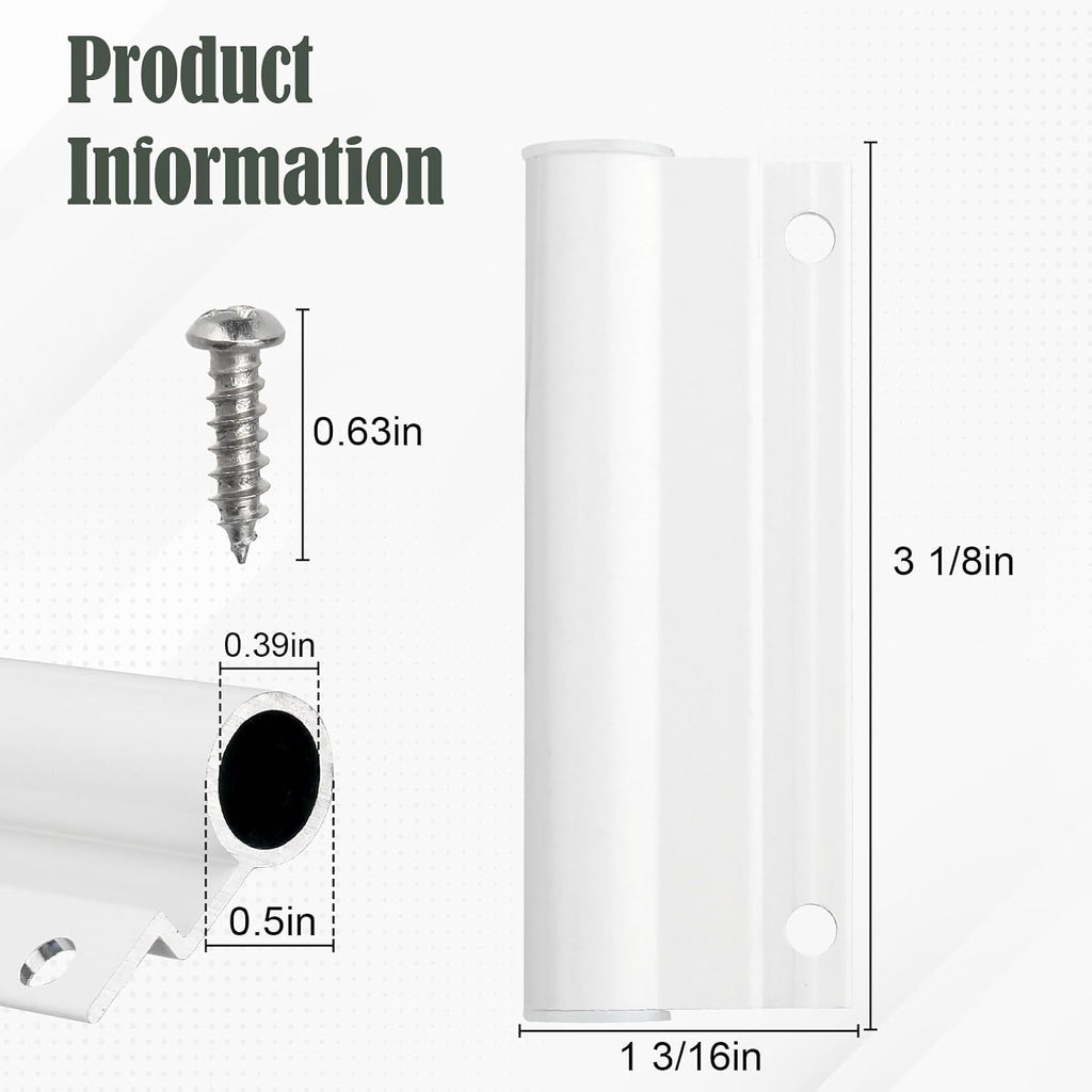 Upper Screen Door Hinge Leaf for Andersen Storm Door Hinge Replacement