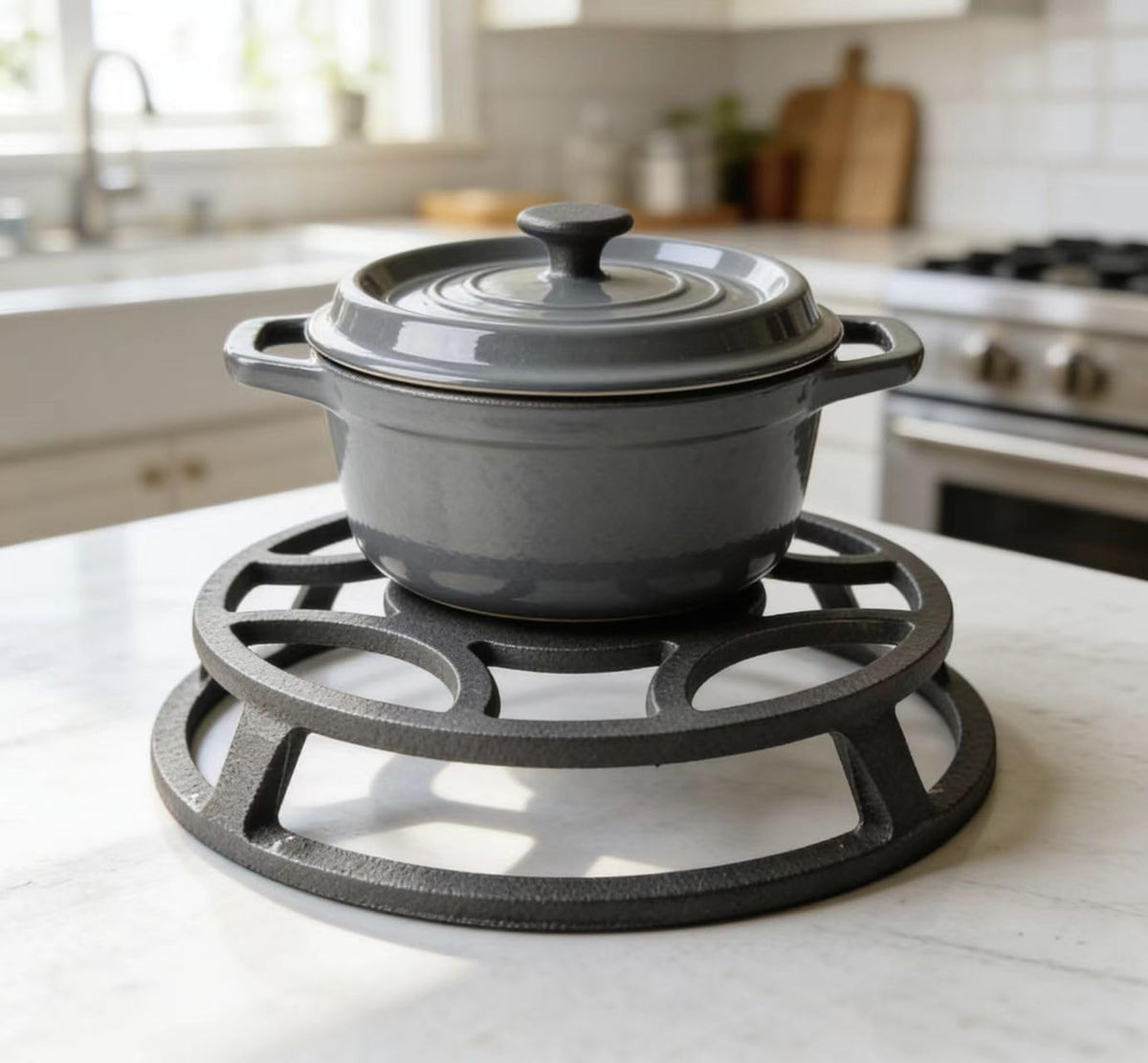 Heat Diffuser for Gas Stove, 9.25" Cast Iron Flame Tamer