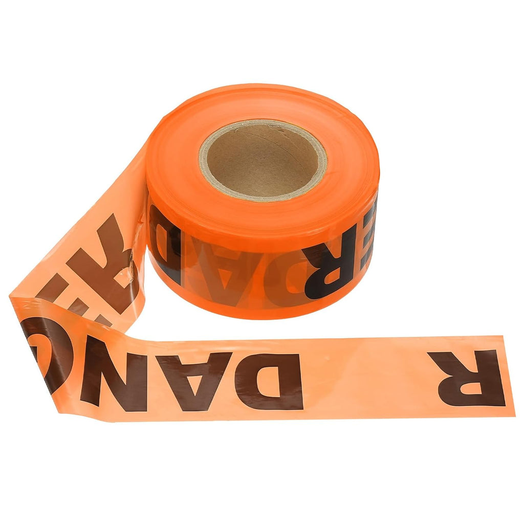 1000ft x 3" Warning Tape, High-Visibility PE Floor Marking Roll Caution Tape for Flagging Construction Outdoor