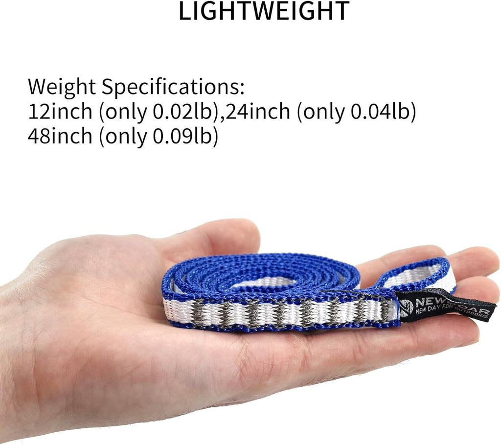 Climbing Sling 10mm Dyneema Sling Runners 22KN 4840LB Climbing Utility Cord Rock Climbing, Creating Anchors System