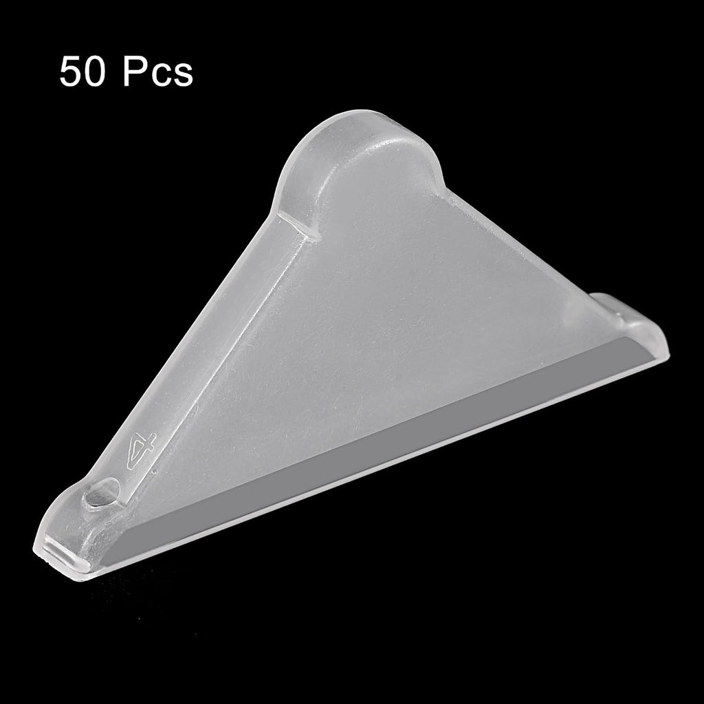 50pcs 37x4mm PP Triangle Corner Protector for Metal Sheets