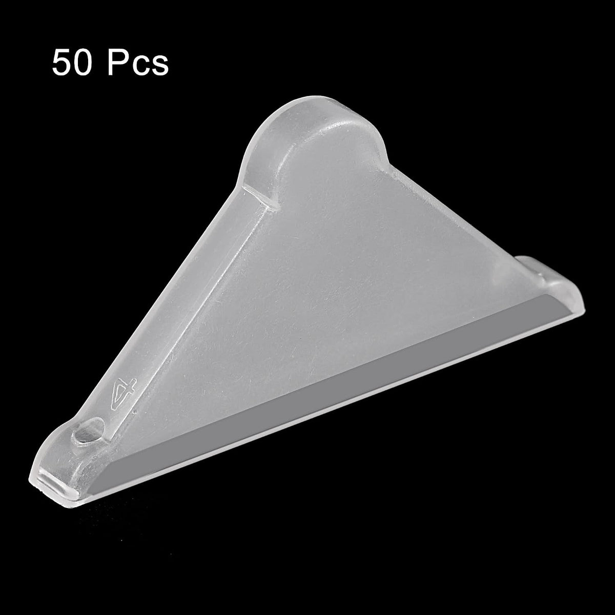 50pcs 37x4mm PP Triangle Corner Protector for Metal Sheets