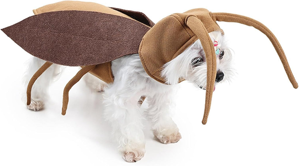 Halloween Puppy Cat Costume Dog Cockroach Shaped Outfits Pet Festival Cosplay Apparel for Small Dogs Cats
