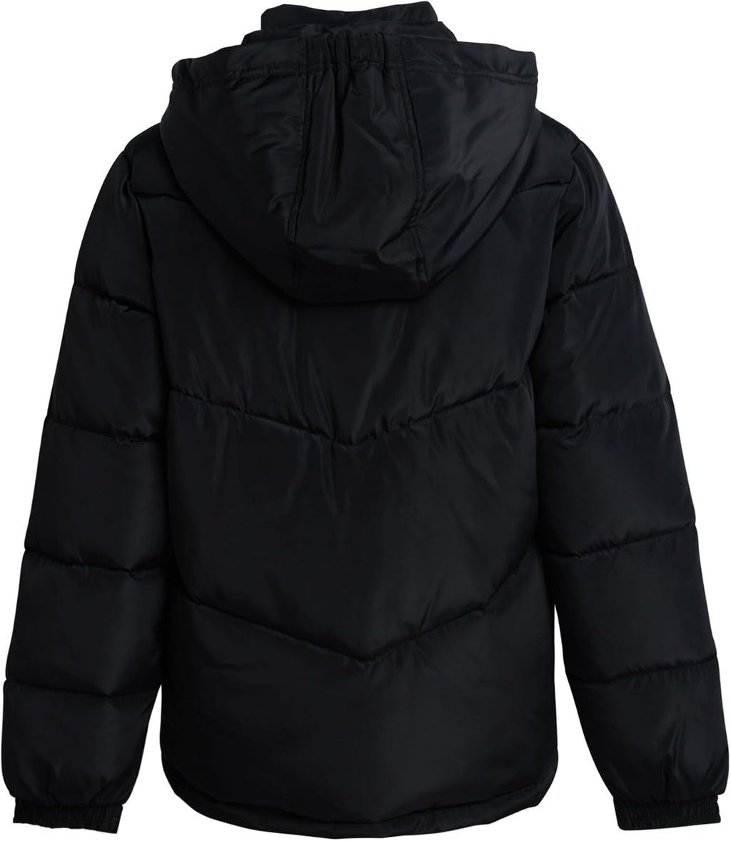 DKNY Boys Puffer Jacket - Heavyweight Quilted Wind & Water Resistant Boys Winter Coat Poly Taffeta Insulated Winter