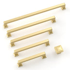 10 Pack 5 Inch Brushed Gold Cabinet Pulls,Kitchen Hardware