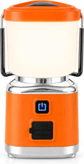 LED Camping Lantern, Rechargeable 3000mAh Battery Powered Camping Flashlight Lantern Light with 1500LM, 4 Modes
