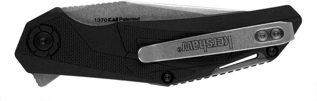 Camshaft Pocket Knife; 3" 4Cr14 Steel Blade; Assisted Folder Opening Knife; Outdoor, EDC,black