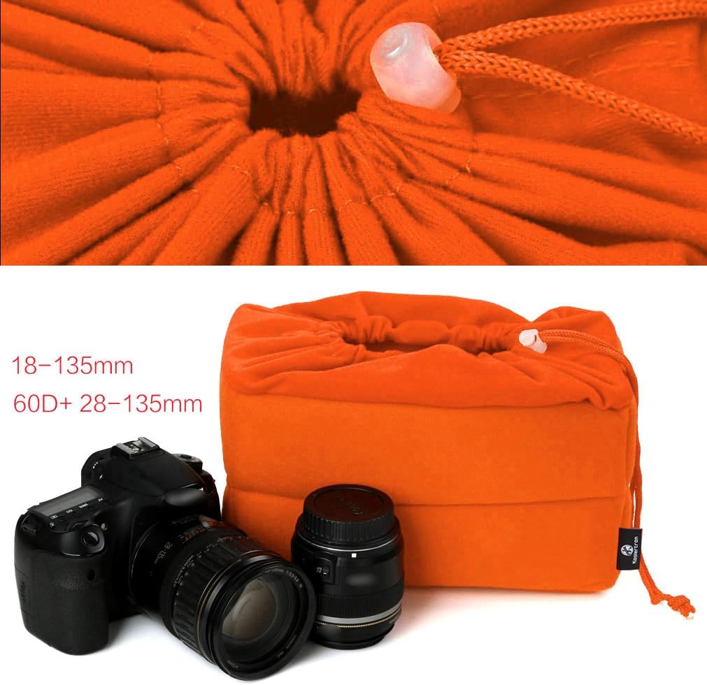 Shockproof Camera Photo Bag for SLR TLR Camera Insert Partition Padded Case,Can be Put Directly Into the SLR Camera