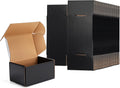 40 Pack 6x4x3 Black Shipping Boxes for Packaging Small Business