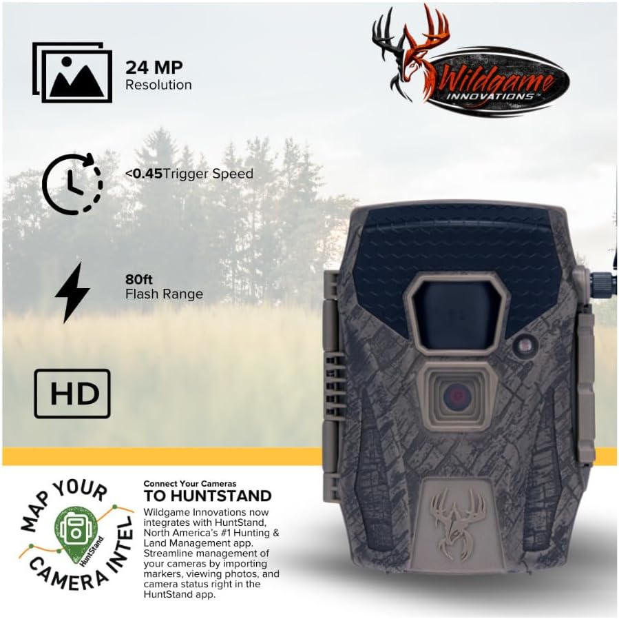Terra XT 2.0 Cellular Trail Camera 24MP 720P Video 3 Pack Outdoor Security Camera | Video (3-Pack), Powered by an